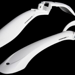 Крылья велосипедные Simpla Hammer 2 SDE комплект белый(A-B-0066)
