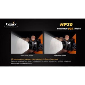 Фонарь Fenix HP30 XM-L2, серый