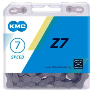 Цепь KMC (кмс) Z7 1/2х3/32х116L, 7 звезд, соединительный пин(411238)