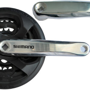 Шатуны Shimano FC-TY301 Tourney 42/34/24 черный / серебристый (09019)