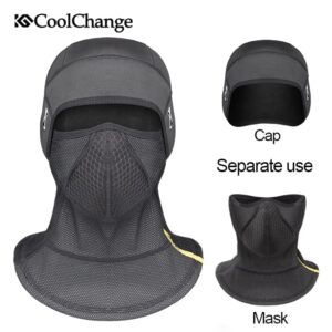 Теплая веломаска CoolChange раздельная балаклава