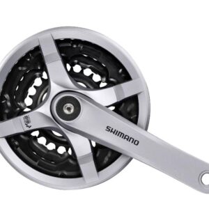 Шатуны Shimano FC-TY501 Tourney 42/34/24 серебристые (404180)