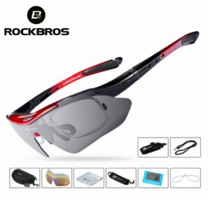 Велосипедные очки фотохромные RockBros поляризация UV400 1