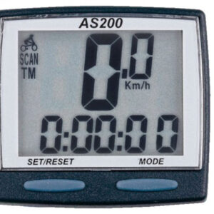Велокомпьютер Assize AS-200 проводной 11 функций черный(409132)