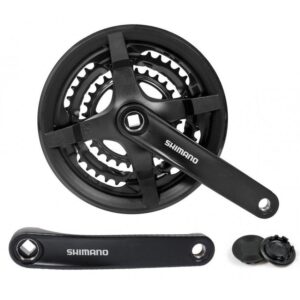 Шатуны Shimano FC-TY301 Tourney 42/34/24 черный (fc-ty301-42)