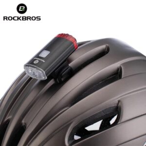 Велофара на шлем Rockbros с мигалкой, 2 в 1 (100 Lm)