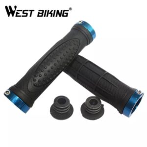 Противоскользящие грипсы West Biking ручки на руль с двумя зажимами