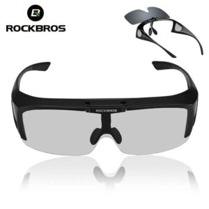 Спортивные очки Rockbros 10130 поляризационные велоочки с поднимающимися линзами