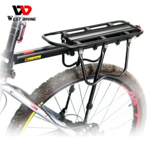 Усиленный велосипедный багажник West Biking алюминиевый