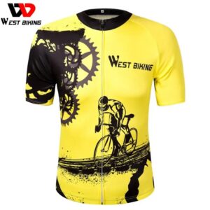Велосипедная футболка джерси West Biking велоджерси без рукавов
