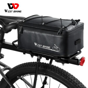 Водонепроницаемая велосумка на багажник West Biking 4L с чехлом