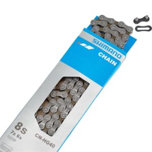 Велосипедная цепь Shimano CN-HG40, 116 звеньев, 8-7-6 скоростей + замок QUICK LINK OEM