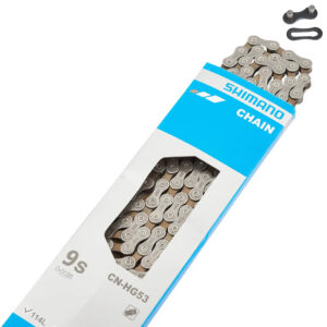 Велосипедная цепь Shimano CN-HG53, 116 звеньев, 9-8 скоростей + замок QUICK LINK OEM