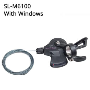 Манетка Shimano SL-M6100 DEORE 12 скоростей (с тросиком)