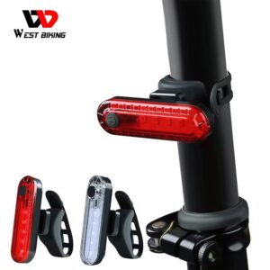 Задний фонарик мигалка West Biking стоп-сигнал