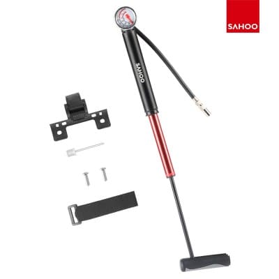 Ручной велосипедный насос с манометром Sahoo 80PSi 5,5 Бар велонасос 1
