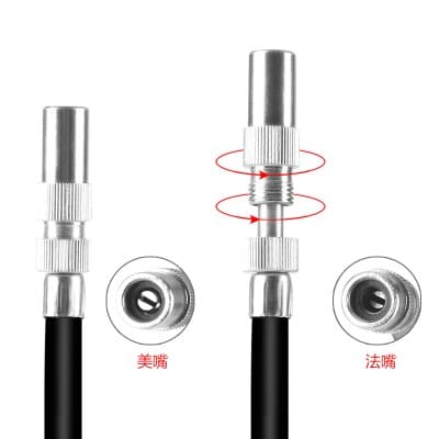 Ручной велосипедный насос с манометром Sahoo 80PSi 5,5 Бар велонасос 2