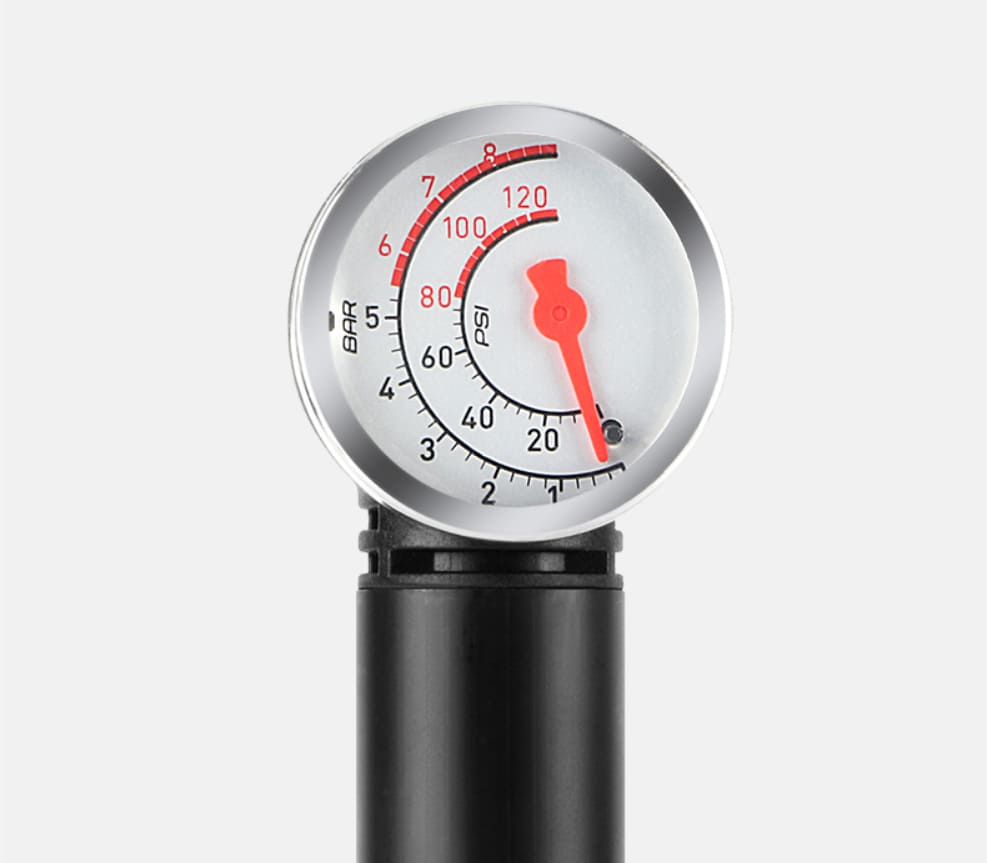 Ручной велосипедный насос с манометром Sahoo 80PSi 5,5 Бар велонасос 6